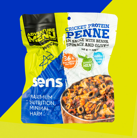 Ready-to-Eat Cricket Protein Vegetable Penne