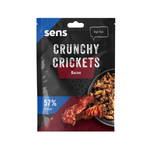 Crunchy Edible Crickets – Bacon