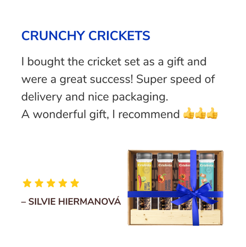 Roasted Edible Crickets In Snack Gift Box
